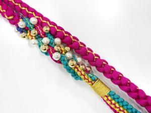 正絹　振袖用　手組帯締め